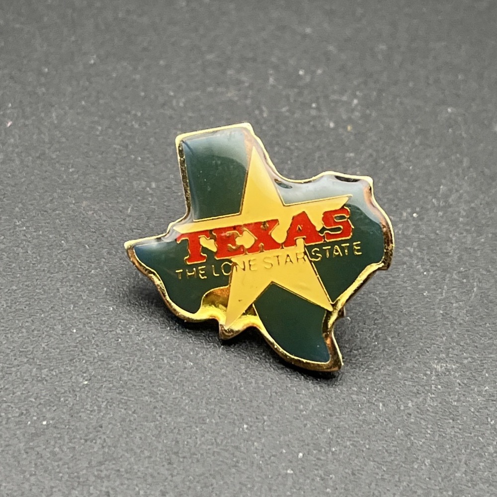 Texas The Lone Star State Outline United States Of America Lapel Hat Pin